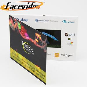 Neues Produkt Dankes karte für Small Business Label Preis Einladung Lcd Gruß <span class=keywords><strong>Promo</strong></span> mit Box Video Broschüre Mailer Papier - Product Image 4