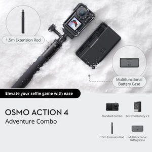 กล้อง NEW Original OS MO a4 Adventure Combo AC003 เซ็นเซอร์ CMOS 1/1.3 นิ้ว ความละเอียด 4K120fps กันน้ำได้ลึก 18 เมตร หมุนได้ 360 องศา °   กล้องแอคชั่นกันน้ำ Action4 - Product Image 6