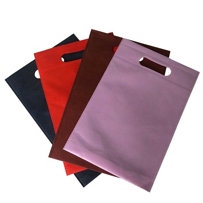 Ultrasonic D Cut Paper Shopping Bag Making Machine 120pcs / Min Non Woven