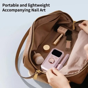 Professional Rechargeable Electric <b>Nail</b> Drill Machine Portable Cordless <b>Nail</b> File HD LED Display Brushless Motor 45000 RPM <b>Nails</b> - Product Image 3