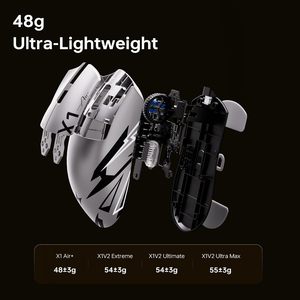 Souris de jeu sans fil ATK Blazing Sky X1 V2 Air+ avec capteur PAW3955 Master, 50K DPI, 48g ultra-légère, fréquence de polling 8K, autonomie de 300 heures - Product Image 4