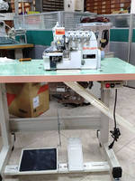 Machine à coudre surjeteuse industrielle Siruba 757KT 5 fils à grande vitesse, entraînement direct, économie d'énergie, pour matériaux lourds