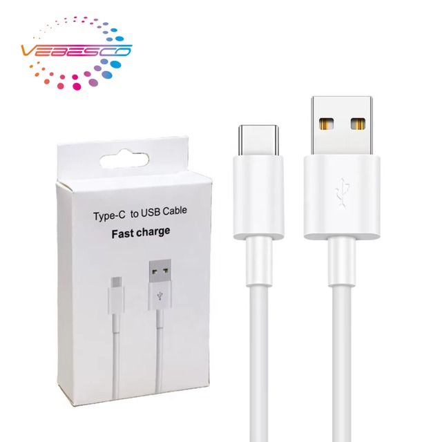 1m Type-C Fast Charging Cable 3A Braided TPE USB-C Data Cable for Android Phone