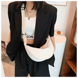 Muestra Gratis 2023, Bolso Bandolera Simple de Nailon Impermeable, Económico, al por Mayor, con Cinturón para Mujer y Hombre - Product Image 6