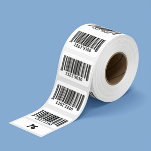 İki Boyutlu Kod Barkod Etiket Yapışkanlı Etiket Özel Değişken Sahteciliğe Karşı Etiket Süpermarket Yazıcı Etiketleri Vinil - Product Image 4