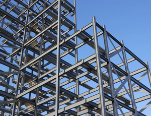 Structure en acier préfabriquée pour bâtiment de grande hauteur à plusieurs étages Q355b Q235B, structure en acier lourd pour entrepôt, atelier - Product Image 2