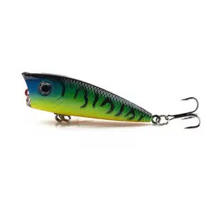 New Arrival! High quality Fishing Bite 5g/50mm popper heavy duty lures wooden fishing MINI popper lures