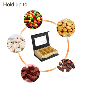 6 lưới Sôcôla tự chế Nấm cục Kẹo sô cô la Hộp bao bì Hộp sô cô la đen Hộp Quà Tặng trống nhỏ điều trị hộp - Product Image 6