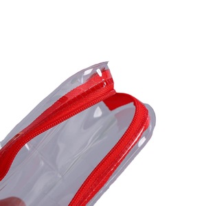 Top Selling Lightweight Recyclable Embossed PE Transparent <b>Zipper</b> <b>Bag</b> Portable Cosmetic <b>Storage</b> Eyeglass Box Business & Shopping - Product Image 1