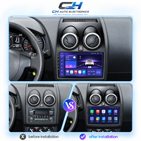Adapté pour Nissan Qashqai 1 J10 2006-2013 2 Din Lecteur DVD multimédia Android pour voiture CarPlay DSP Navigation GPS