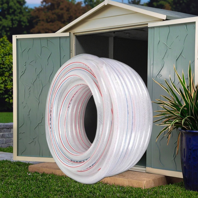 Clear Flexible Pvc Hose Nylon White