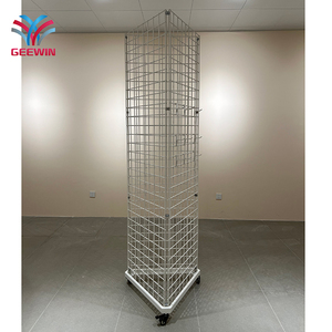 Small <strong>Rotating</strong> Tile <strong>Display</strong> Stand <strong>Display</strong> Porcelain Tile Rotate Wheel Swivel Mosaic Mesh <strong>Wire</strong> Metal <strong>Display</strong> Rack - Product Image 1