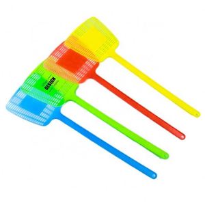 Personalized Jumbo Plastic Fly Swatters with Long Handles for Home, Patio & Office Use - Product Image 1