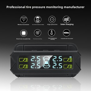 Carsun High Digital <b>TPMS</b> External Solar Tire Monitoring Sensor Windshield Mounted Plastic Gauges TY22 High <b>TPMS</b> Sensor - Product Image 3