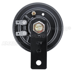 Kit de klaxon électrique universel pour moto, 2 pièces, 12V, 1,5a, 105db, haut-parleurs ronds étanches pour Scooter, cyclomoteur, Dirt Bike, ATV - Product Image 3