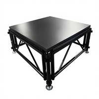 Petite scène de concert portable réglable pour l'extérieur, podium, plateforme, structure en aluminium, plateforme de scène