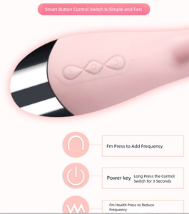 <b>Vibrating</b> Double-Headed AV Stick Female Orgasm Masturbator Strong Shock Massage for Female Masturbation - Product Image 3