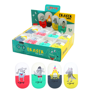 Yalong Dễ Thương Động Vật 4 Thiết Kế Hỗn Hợp Tẩy Tùy Chỉnh Bút Chì Tẩy Cổ Điển Không Độc Hại Tẩy - Product Image 2