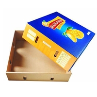 Caja de Fruta de Cartón Corrugado Resistente y Duradera, Personalizable y Reciclable, para Cerezas, Fresas y Mangos, Impermeable