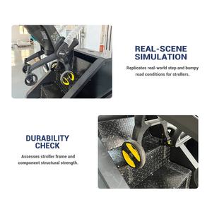 Bebek arabası adım ve yol <span class=keywords><strong>test</strong></span> bebek arabası merdiven tırmanma dayanıklılık Tester bebek arabası inişli çıkışlı döngüsü simülasyon Tester - Product Image 5