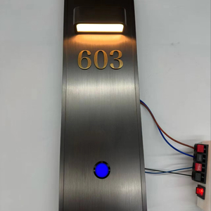 ป้ายประตูห้องน้ำ/โรงแรม/อพาร์ทเมนท์ ปี 2026 รุ่นใหม่ RFQprint แบบมีไฟส่องสว่าง ดีไซน์ทันสมัย สั่งทำได้ตามต้องการ พร้อมป้ายห้ามรบกวน และหมายเลขบ้าน - Product Image 1