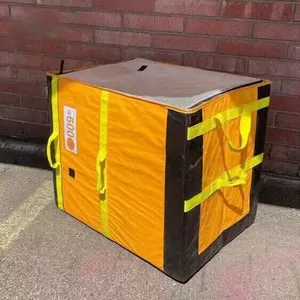 Pp PE tejido logístico grande plegable bolsa <span class=keywords><strong>de</strong></span> paquetería <span class=keywords><strong>de</strong></span> mensajería urgente bolsas <span class=keywords><strong>de</strong></span> mano <span class=keywords><strong>de</strong></span> entrega plegables para conductor transportista sorta - Product Image 1