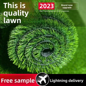 Искусственный газон для детских площадок, имитация травы, зеленый ковер для улицы, модель 010, пластиковое декоративное покрытие - Product Image 2