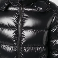 Veste d'hiver pour homme en duvet de canard 80% surdimensionnée brillante imperméable en gros personnalisée