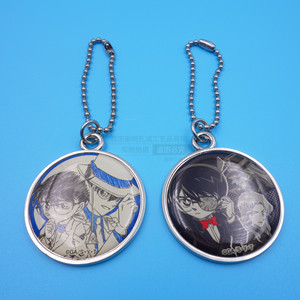 <b>Anime</b> <b>Keychain</b> Zinc Alloy 30mm Custom Printed Epoxy Metal Pendant Gift Promotional Accessory - Product Image 1
