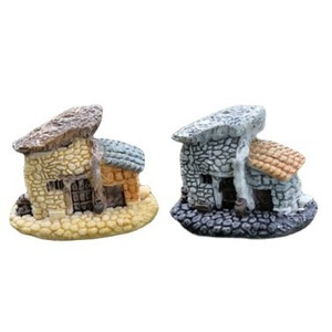 Adornos de resina para casa en miniatura, decoración para jardinería del hogar, accesorios de paisaje para bonsái, figuras de modelo de Villa - Product Image 5