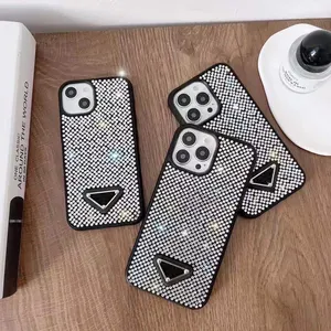 Fashion Luxury Diamond Shockproof Designer Mobile Phone Cover Accessories Phone Case For Iphone 12 13 14 11 Pro Max