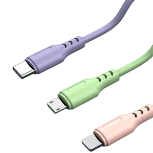 <span class=keywords><strong>Cable</strong></span> de Carga Rápida Multiusos <span class=keywords><strong>3</strong></span> en 1 de PVC Tipo C Micro USB EV de 1.2 <span class=keywords><strong>Metros</strong></span> y 2.4A para <span class=keywords><strong>iPhone</strong></span> y Teléfonos Android - Product Image 5