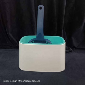 Vente en gros d'articles de luxe pour chats Boîte aux lettres en rouleau et propre avec cuillère en silicone Ensembles de nettoyage de <span class=keywords><strong>caca</strong></span> en plastique pour chats - Product Image 6