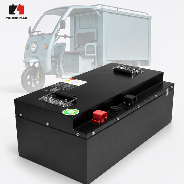 High Quality Long Cycle Life 51.2V 64V 72V 50Ah-200Ah LiFePO4 E Rickshaw Battery for Electric Tricycle