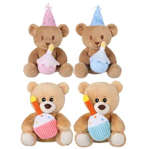 Müttertag Großhandel Geschenke Plüsch-Teddybär individuelles weiches kleines Plüsch-Bärenspielzeug