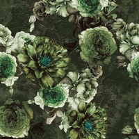 Tissu imprimé mélangé 100% polyester, vente en gros