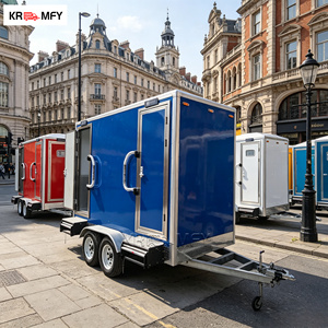 Modular Luxury Mobile Toilet Trailer Fully Equipped Durable Portable Bathroom Trailer <b>Camping</b> Restroom Trailer - Product Image 6