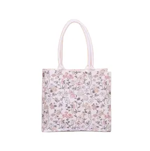 Floral art small fresh style gentle delicate high quality canvas bag