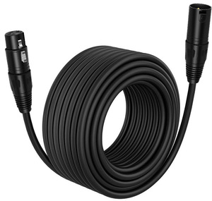 Cable de Extensión de <span class=keywords><strong>Audio</strong></span> <span class=keywords><strong>XLR</strong></span> de 3 Pines, Macho a Hembra, con Cubierta de PVC y Blindaje Trenzado para <span class=keywords><strong>Audio</strong></span> Balanceado, para Altavoces y Micrófonos - Product Image 1