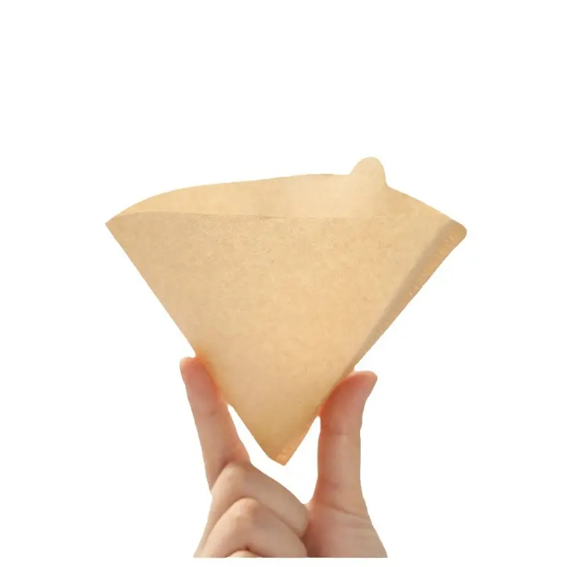 Neuheit Design handbrauchte Kaffeepapierfilter V-förmig 60 Holzpulpe Made in China V-förmig 01 V-förmig 02 Kaffeefilter aus Papier