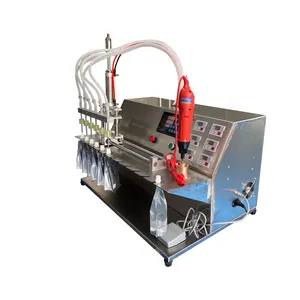 New Product 6 Head Small Doypack Filling Machine Automatic Doypack Liquid Spout Pouch Filling Machine