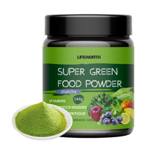 Lifeworth verde súper jugo de cebada de apoyo inmunológico suplemento - Product Image 5