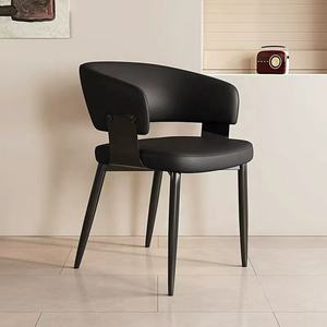 Chaise de Salle à Manger Moderne et Confortable en Cuir au Design Simple pour Maison/Hôtel/<span class=keywords><strong>Restaurant</strong></span> Chaise de Maître de Loisirs Nouveau Style pour Mobilier de Maison - Product Image 5