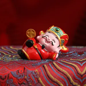 陶瓷中国装饰室内装饰及配件财神收藏装饰品
