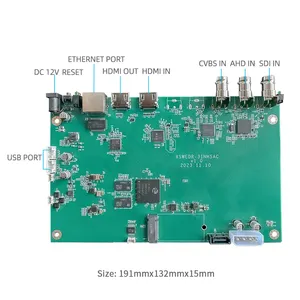 جهاز تشفير بث الفيديو عبر بروتوكول الإنترنت صغير الحجم H265 H264 SDI HD-MI AHD/CVBS إلى بث مباشر عبر بروتوكول الإنترنت فيسبوك يوتيوب