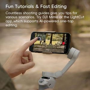 Osmo Mobile SE OM 6 Smartphone Handheld Gimbal 3- <b>Stabilization</b> ActiveTrack 5.0 Built-In Extension Rod Tripod - Product Image 5