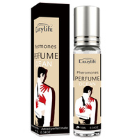 Parfum roll-on aux phéromones 10 ml pour femmes et hommes, huile parfumée portable avec plusieurs senteurs pour un usage quotidien, les rendez-vous et les occasions sociales