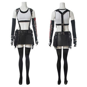 Costume <span class=keywords><strong>de</strong></span> cosplay <span class=keywords><strong>Final</strong></span> <span class=keywords><strong>Fantasy</strong></span> <span class=keywords><strong>VII</strong></span> <span class=keywords><strong>Remake</strong></span>, robe <span class=keywords><strong>de</strong></span> cosplay Tifa Lockhart pour les fêtes d'Halloween - Product Image 5