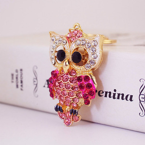 Dễ Thương <span class=keywords><strong>Owl</strong></span> Động Vật Pha Lê Rhinestone <span class=keywords><strong>Owl</strong></span> Hình Dạng Keychain Thiết Kế Mới Kim Loại Móc Chìa Khóa Cho Trang Trí Món Quà Cưới - Product Image 2