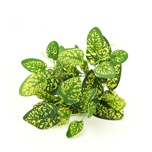 Artificial Plant Wall Decor 7-Fork Series High Simulation Leaves Indoor <b>Wedding</b> Home Decoration Greenery <b>Props</b> - Product Image 5